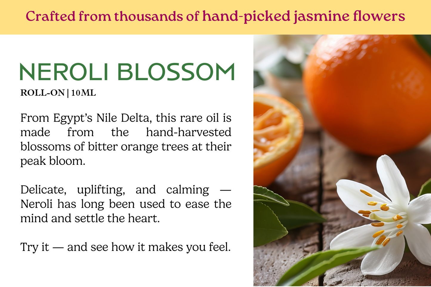 Neroli Absolute — Perfume Oil (10ml)